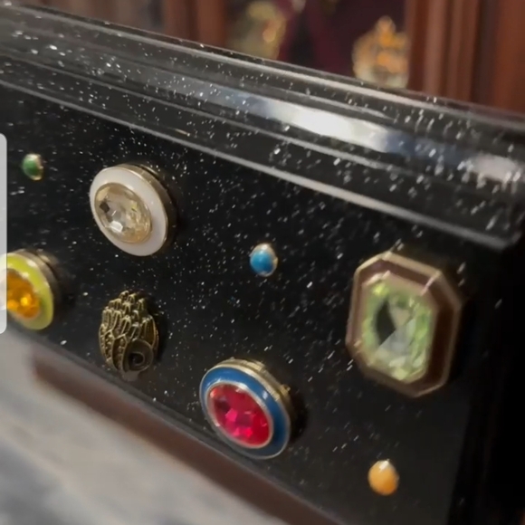 Handbags - Elegant Black Embellished Shoulder Bag From KURT GEIGER!  NEW!!!